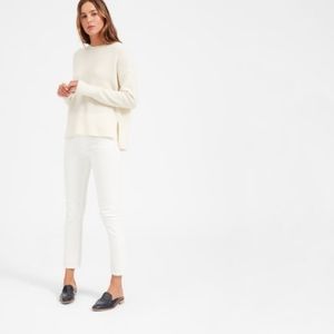 Everlane The Cashmere Waffle Square Crew Size Small